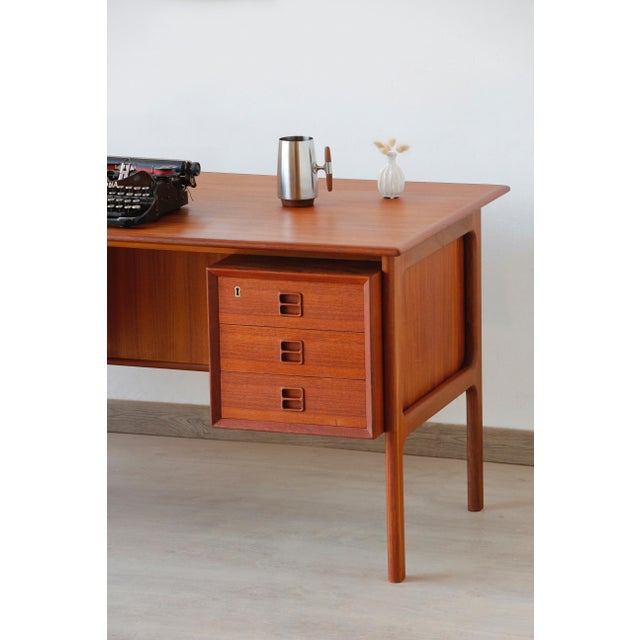 Danish Office in Teak by Erik Brouer, 1960s For Sale - Image 9 of 17