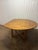 Modern Expandable Wood Dining Table, Light Walnut Stain, Modern Design, 1990 For Sale - Image 3 of 17