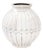 Italian Handmade Silver Globular Vase For Sale