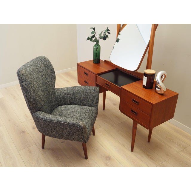 Italian Grey Armchair, 1970s For Sale - Image 4 of 13