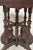 Victorian Antique Eastlake Victorian Floral Carved Walnut Parlor Side Table W/ Marble Top For Sale - Image 3 of 10