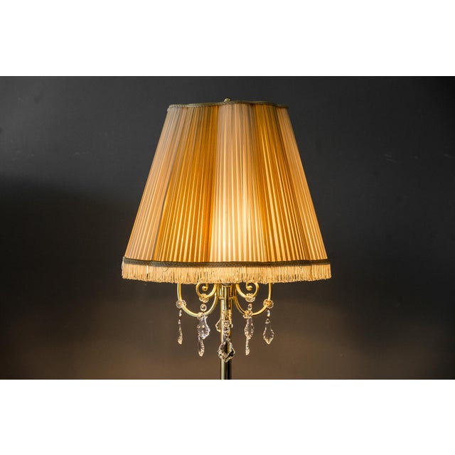 Floor Lamp attributed to J. & L. Lobmeyr for Lobmeyr, Vienna, 1950s For Sale - Image 15 of 18