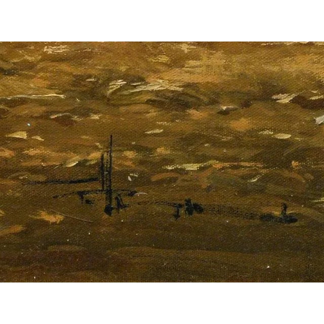 Robert Hagan "A Little Help" Original Oil Painting Hand Signed For Sale - Image 4 of 7