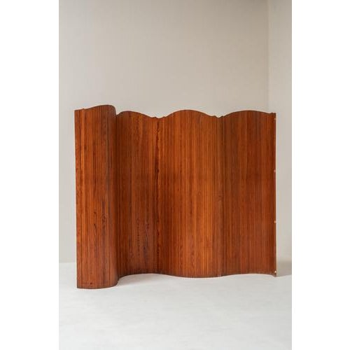 French Sculptural Wooden Room Divider, 1970s For Sale - Image 3 of 14
