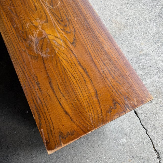 Mid-Century Modern Brutalist Wood Sculpture Cabinet by Lane. For Sale - Image 11 of 12