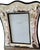 1980s Art Nouveau Style Silverplated Floral Picture Frame With Scalloped Silhouette for 3"x5" of 4"x6" Image For Sale - Image 12 of 13