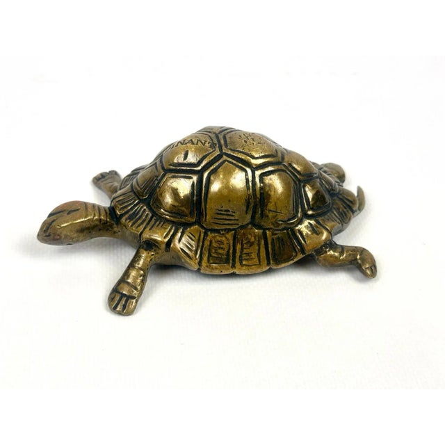 Vintage Brass Turtle Figurine from Dinant, 1960s For Sale - Image 10 of 11