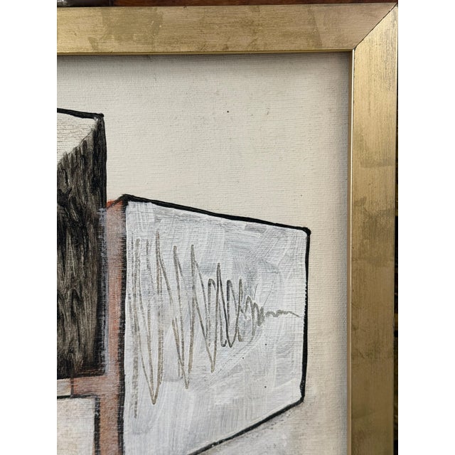 1966 Abstract by noted Illustrator Joseph Tesar For Sale - Image 12 of 12