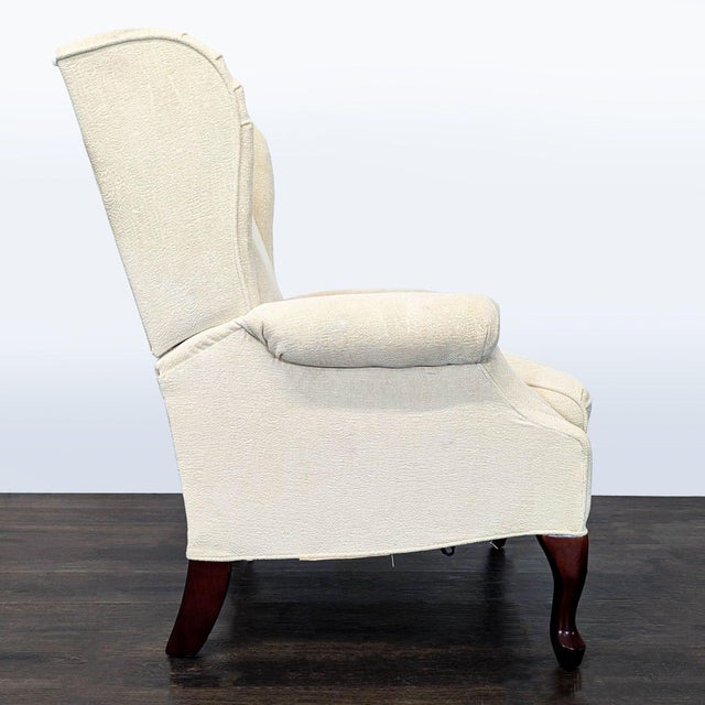 Lane Furniture Lane Furniture Beige Wingback Recliner Lounge Chair For Sale - Image 4 of 11
