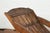 Antique Indonesian Reclining Plantation Chair with Bamboo Slats and Carved Décor For Sale - Image 4 of 10