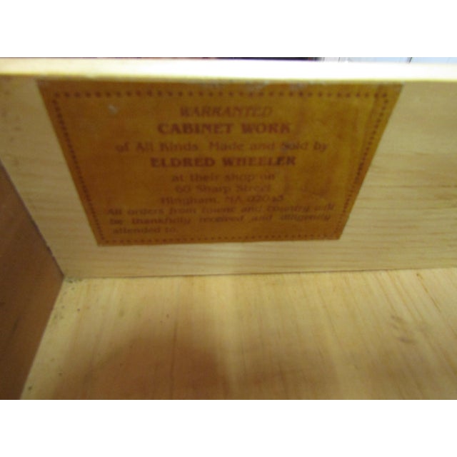 Eldred Wheeler Custom Made Solid Cherry and Tiger Maple Cupboard For Sale - Image 11 of 12