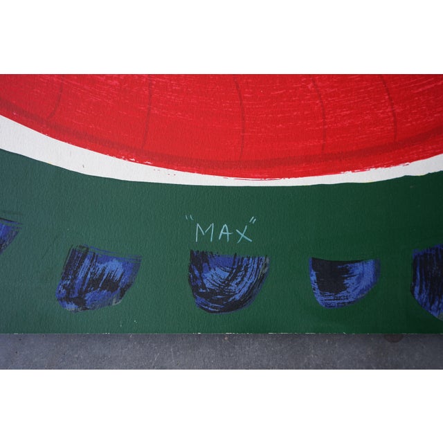 Frederick James Brown, Max, 1990, Silkscreen Print, Framed For Sale - Image 6 of 8