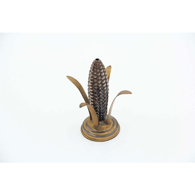 Golden Silver Toothpick Holder For Sale - Image 4 of 4