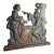 Antique Cast Iron "Rebecca at the Well" Biblical Figural Doorstop – Original Paint, C. 1890 For Sale