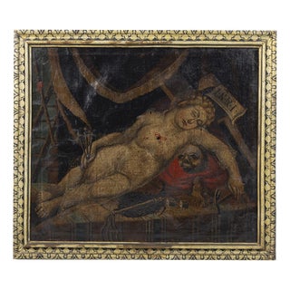 Portuguese Artist, Nude, 18th Century, Oil on Canvas For Sale