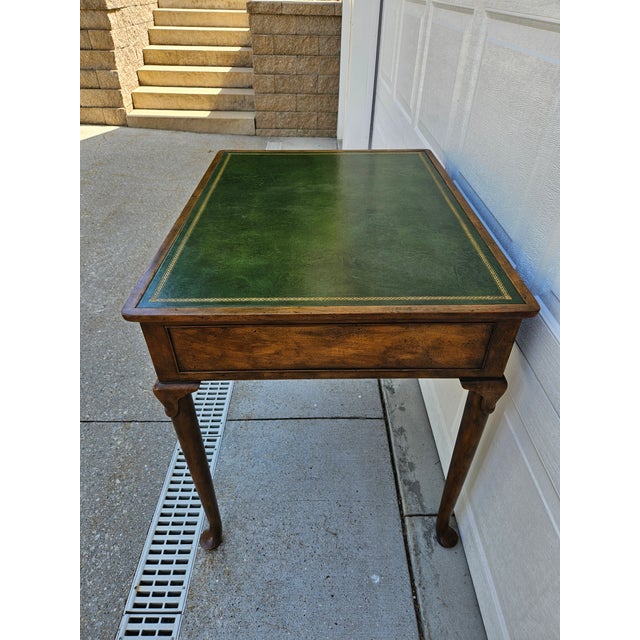 Baker Furniture Georgian Leather Top Writing Desk For Sale - Image 12 of 13