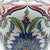 Turkish Handmade Ceramic Palace Vase (60cm) Classic Ottoman Saz Style Green Leaves and Red Florals Floor Vase For Sale - Image 3 of 7
