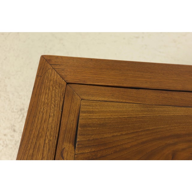 Chinese Vintage Beechwood Chinese Lidded Storage Chest For Sale - Image 3 of 13