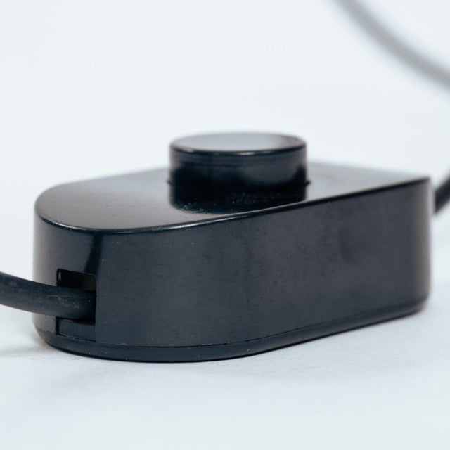 Black Art Deco Floor Lamp in Wrought Iron and Glass For Sale - Image 8 of 18