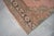 Distressed Oushak Runner Rug Faded Colors Low Pile Pink Hallway Decor - 3'1″x 12'5″ For Sale - Image 10 of 12