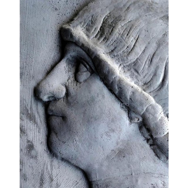 Late 20th Century Mortar Bas-Relief by Giuliano de Medici For Sale - Image 5 of 6