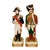 Napoleonic Polychrome Porcelain Statuettes, 1800s, Set of 2 For Sale - Image 6 of 6