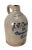 American Antique Ottman Bros. New York Maker for Boston Blue "Script" Decorated Stoneware 1 Gallon Spirits Jug For Sale - Image 3 of 13