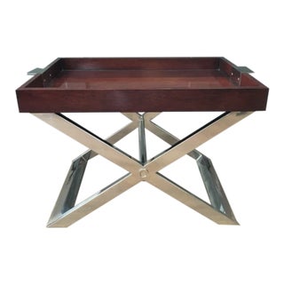 Modern Ralph Lauren Pierce Tray Table For Sale