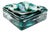 Vintage Murano Glass Ashtray in Green Glass, 1970s For Sale
