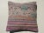 Purple Vintage Kilim Rug Pillow Cover For Sale - Image 8 of 8