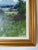 Vintage Impressionist Red Farm Landscape Oil on Board Painting – Signed, Wood Framed For Sale - Image 9 of 12