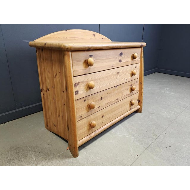 Scandinavian Pine Chest of Drawers, 1980s For Sale - Image 8 of 15