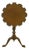 Walnut Bench Made Tilt Top Candle Stand Table For Sale