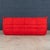 Vintage Togo Three-Seater Sofa in Red by Michel Ducaroy for Ligne Roset, 1973 For Sale - Image 6 of 18