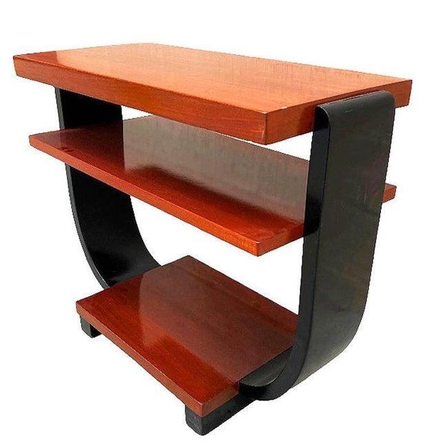 1930s Two-Tone Art Deco Side & Coffee Tables Pair Attributed to Gilbert Rohde for Brown Saltman For Sale - Image 10 of 11