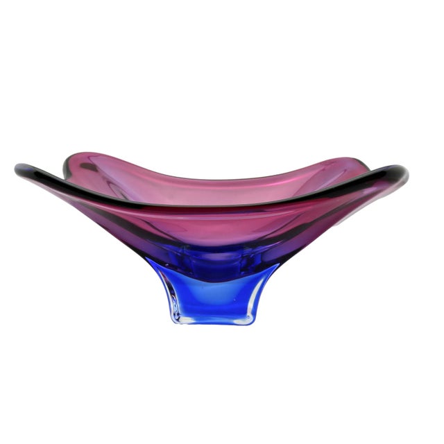 Blue Murano Glass Fruit Bowl, 1960s For Sale - Image 8 of 8