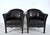 Leather Model MH80 Queen Chairs by Lars Kalmar for Mogens Hansen, Denmark, 1970s, Set of 2 For Sale - Image 4 of 18