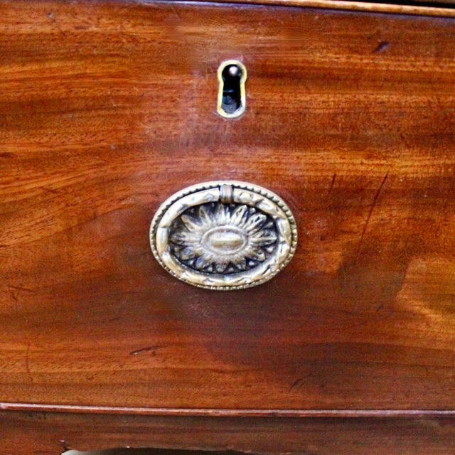 Antique Georgian Period Mahogany Glass Front Bookcase For Sale - Image 13 of 18