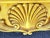 Wood ​Monumental Exquisite Vintage Louis XV Rococo-Style Gilt Wood and Off White Marble-Top Wall-Mounted Console Table For Sale - Image 7 of 12