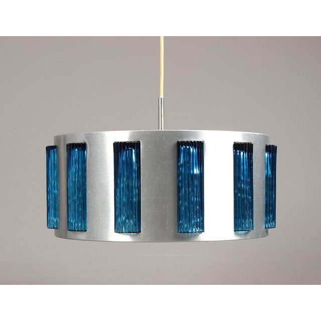 Mid-Century Modern Scandinavian Pendant in Orrefors Style For Sale - Image 3 of 5