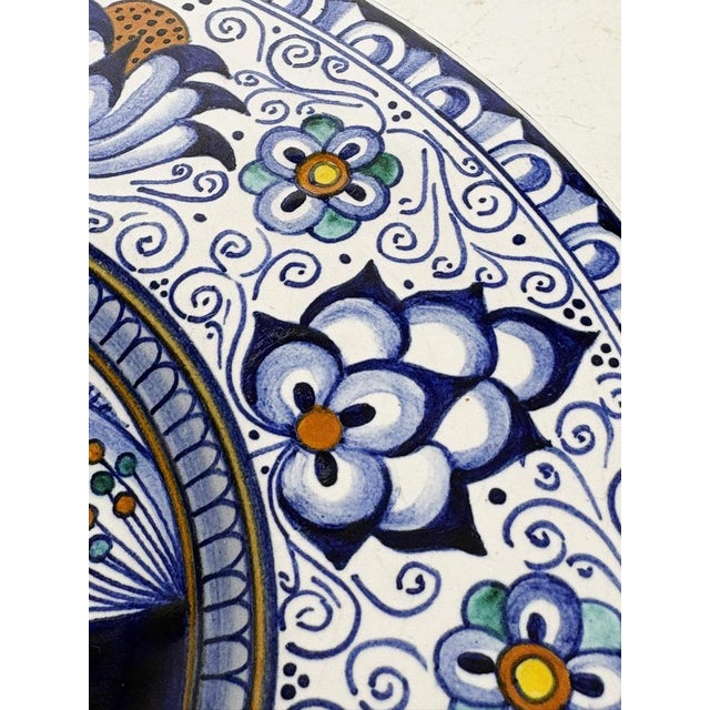 Ceramic Vintage Ceramic Plates, France, Set of 2 For Sale - Image 7 of 15