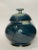 Mid-Century Modern Abstract Modern Blue Ceramic Lidded Ginger Jar For Sale - Image 3 of 11