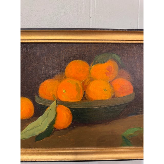 Traditional Oil Painting of Clementines For Sale - Image 3 of 6