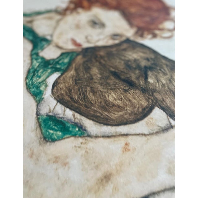 Seated Woman (The Artist's Wife) Poster after Egon Schiele, 1971 For Sale - Image 3 of 9