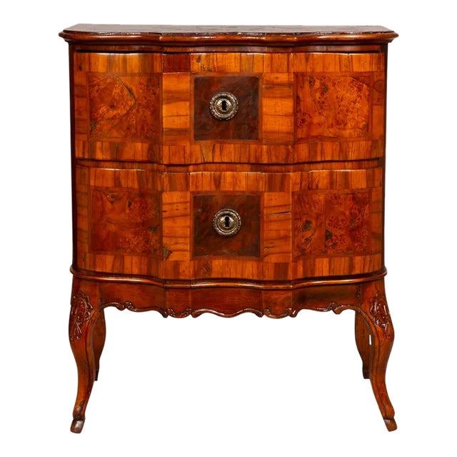 North Italian Walnut Commodini For Sale