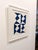 Contemporary Upton Home “Trestle Royal” Blue & White Framed Abstract Print, 2018 For Sale - Image 3 of 3