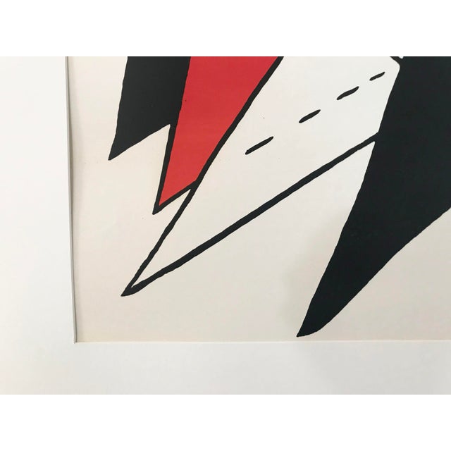 Abstract Alexander Calder "Stabile Ii" Lithograph for Dèrriere Le Miroir 1976 For Sale In Detroit - Image 6 of 13