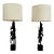 1960s Richard Barr Iron Brutalist Table Lamps for Laurel Lamp Co. - a Pair For Sale