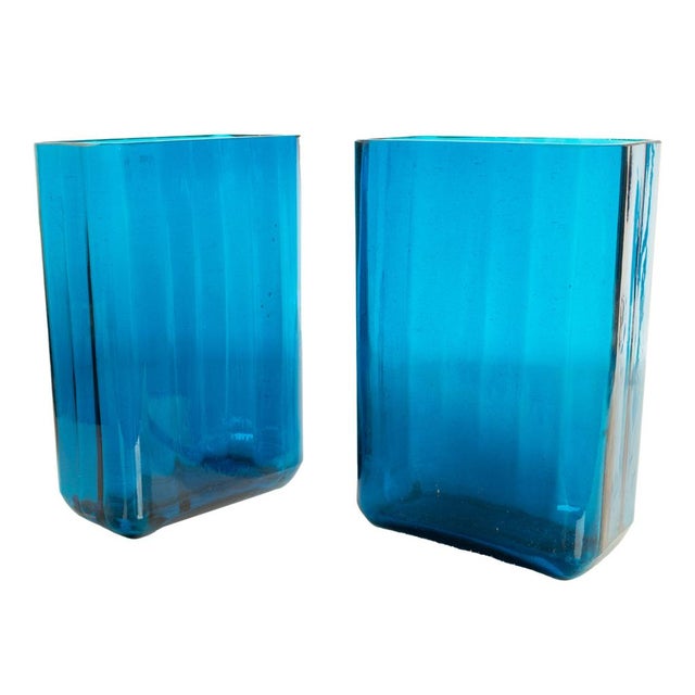 Antique American Art Deco Brass Glass Vases Ship Bookends Bradley & Hubbard 1925 For Sale - Image 13 of 13