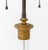 Neoclassical Style Gilt Metal Mounted Glass Lamp For Sale In New York - Image 6 of 6
